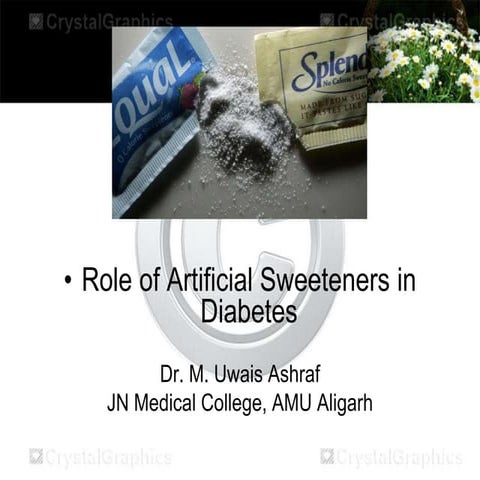 Artificial sweeteners