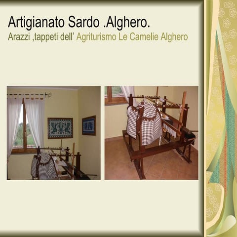 Sardegna. Artigianato sardo.