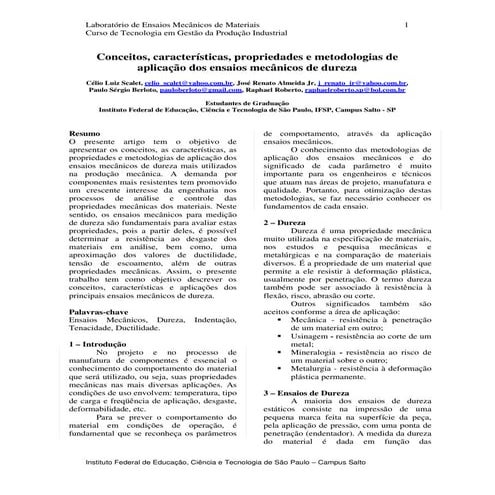 Aula 09 ensaio de embutimento | PDF