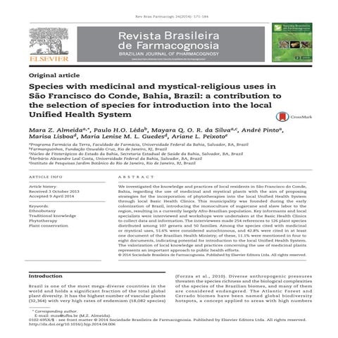 Artigo Etnociências