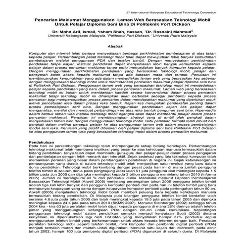 Artikel Teknologi Mobile