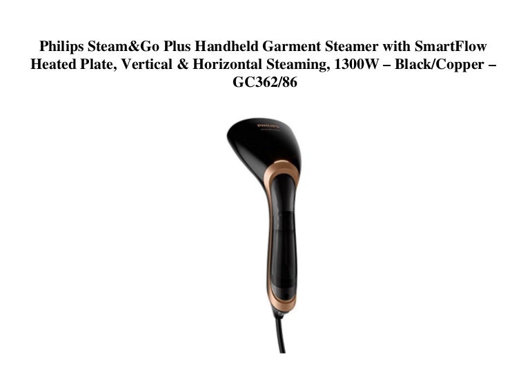 steam&go plus handheld garment steamer