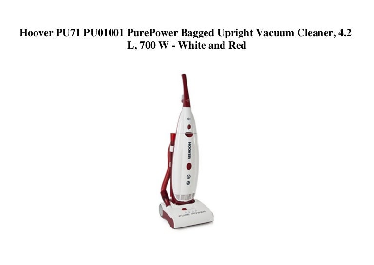 Hoover PU71 PU01001 PurePower Bagged Upright Vacuum Cleaner, 4.2 L,
