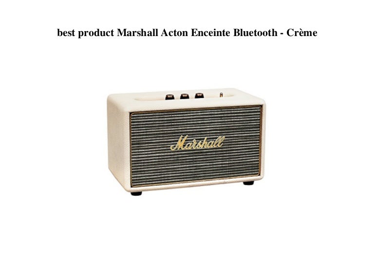 marshall acton creme