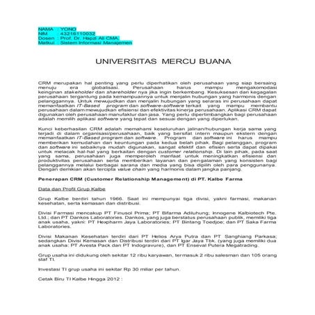 SIM 9, YONO, PROF, Dr. HAPZI ALI CMA, INFORMASI DALAM PELAKSANAANNYA, UNIVERSITAS MERCU BUANA, 2017