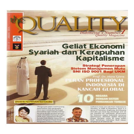Artikel Majalah Quality Januari 2013