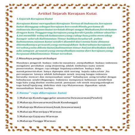Artikel sejarah kerajaan kutai