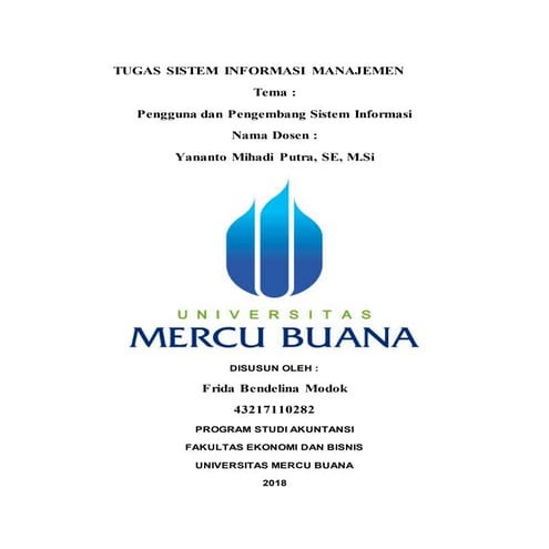 Artikel tugas 4 Sistem Informasi Manajemen