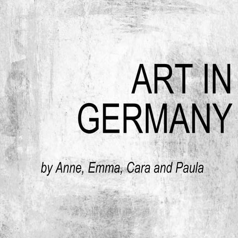 Art in germany