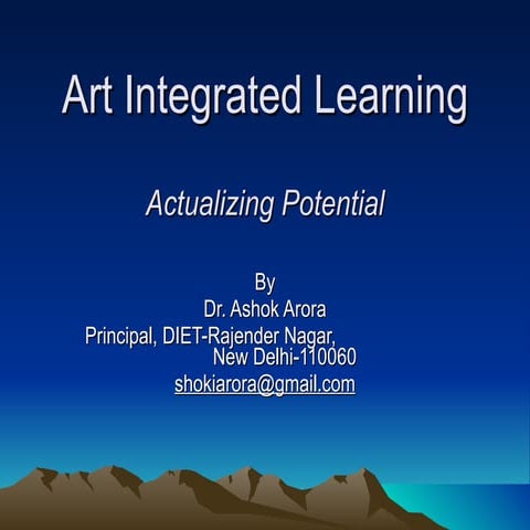 Art integrated learning_actualizing_potential
