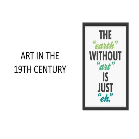 Art in the 19 th century