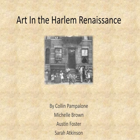 Art in the Harlem renaissance