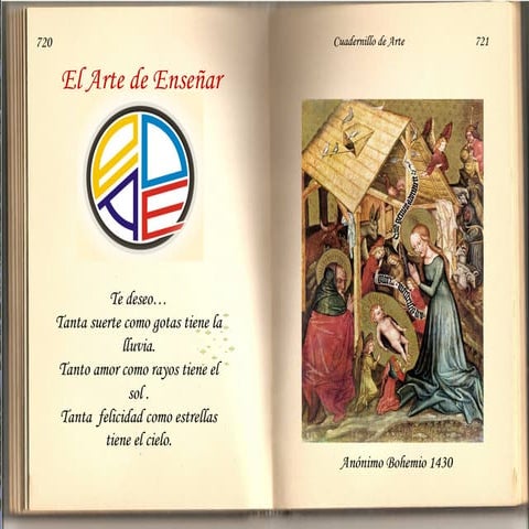 Artístico saludo de navidad