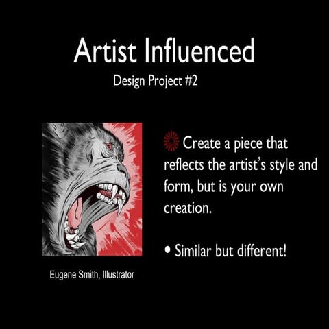 Artist influenced slideshow   2 d