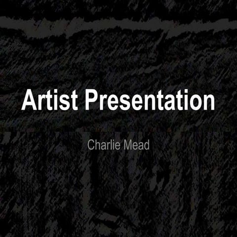 Artist presentation | PPTX
