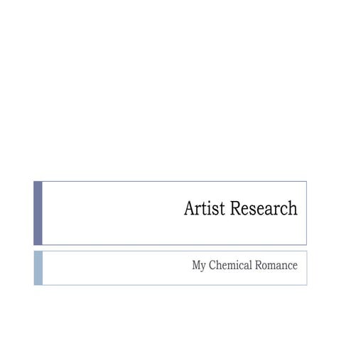 Artist Research