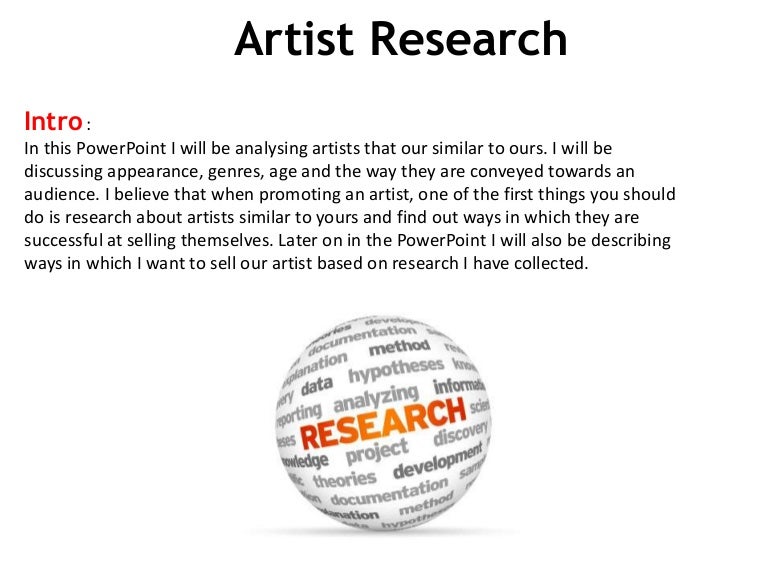 Artist Research