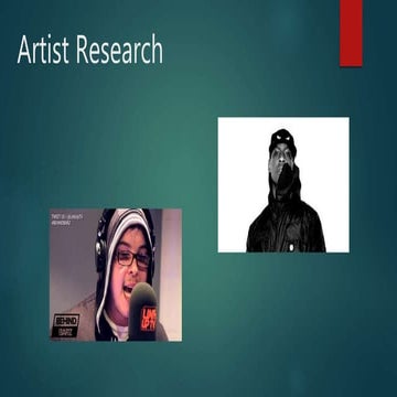 Comparing Music Artists | PPTX