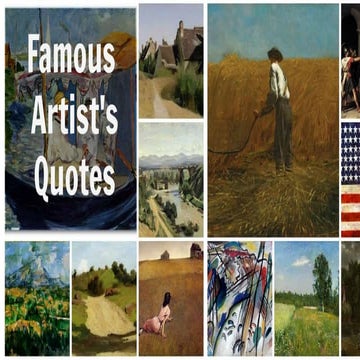 Famous Artists' Quotes