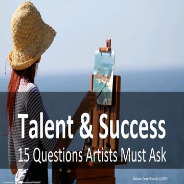 15 Career Questions Artists Must Ask