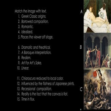 Art is Us 7: Realism, Impressionism, Post-Impressionism