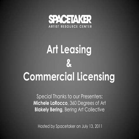 Art Leasing & Commercial Licensing 