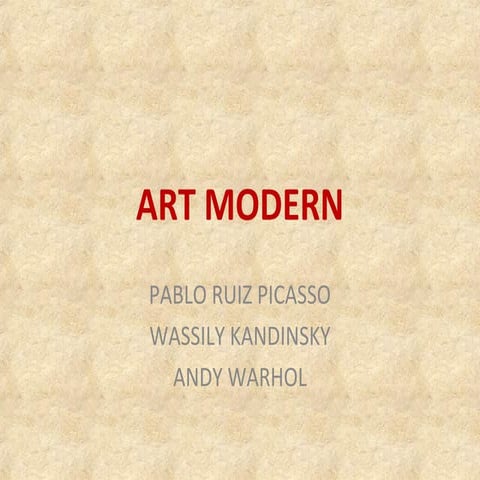 Pintors Universals - Art modern
