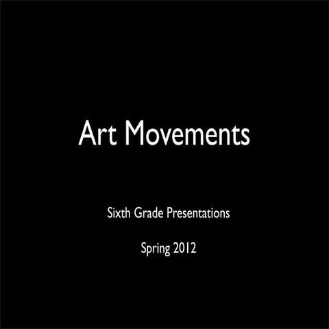 Art Movements