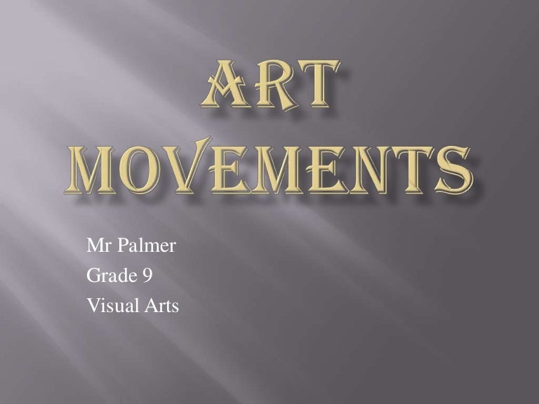 Art movements
