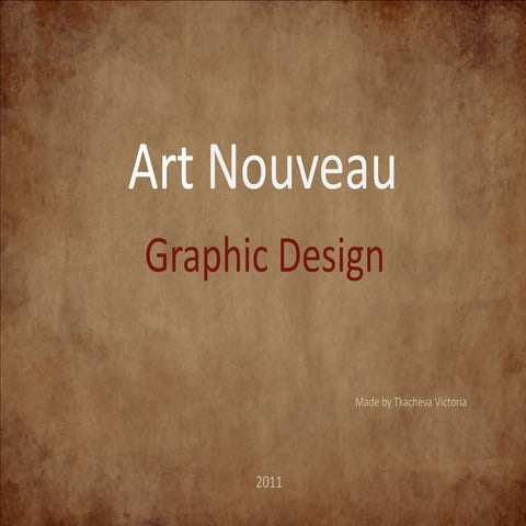 Art nouveau | PPTX