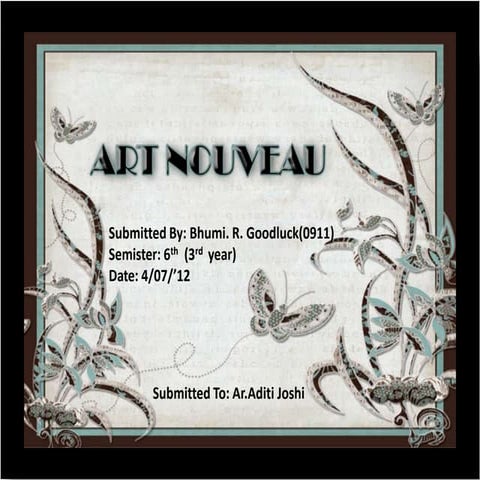 Art Nouveau  
