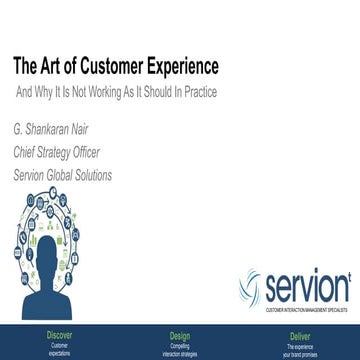 Art of customer expereince part 1 of 3
