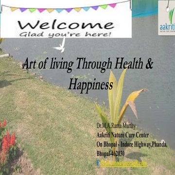 Art of living with health & happiness
