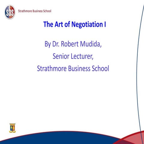 Art of negotiations 1