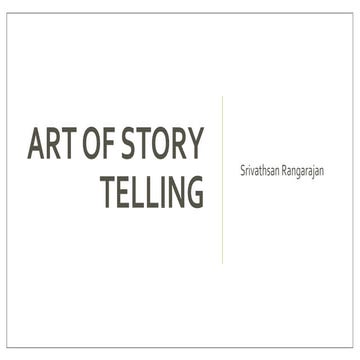The Art of Storytelling | PDF