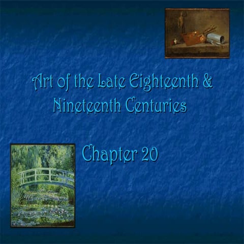Art of the late eighteenth & nineteenth centuries