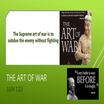 Art of war  san tzu