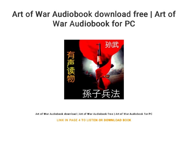 Art of War Audiobook download free | Art of War Audiobook for PC