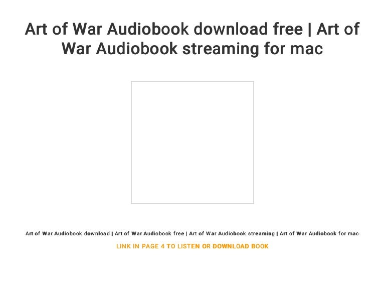 Art of War Audiobook download free | Art of War Audiobook streaming f…