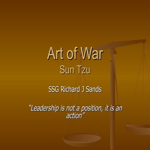Art of war presentation