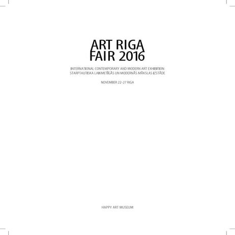 Art riga fair 2016 | PDF