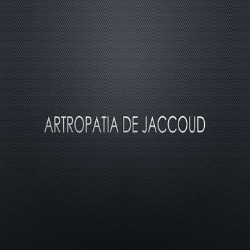 Artropatia de jaccoud