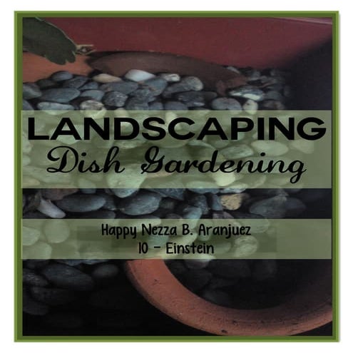 Dish Gardening Documentation