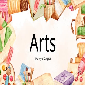 MAPEH Grade Nine Arts. (Week  1) pptx...