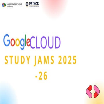 Let's dive into Cloud technology - Google Cloud Study Jams' 25 | PPTX