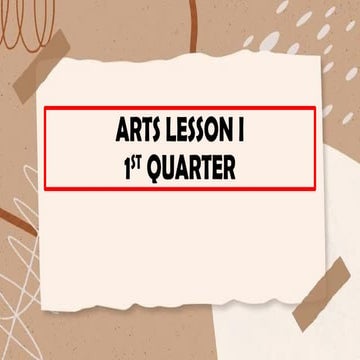 ARTS 1ST QUARTER FABRICS AND FABRICDESIGN