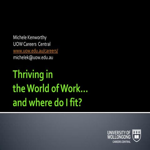 Arts301 wk 2 2013  careers