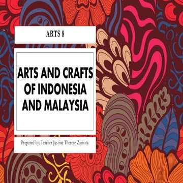 Arts and crafts of Indonesia and Malaysia  