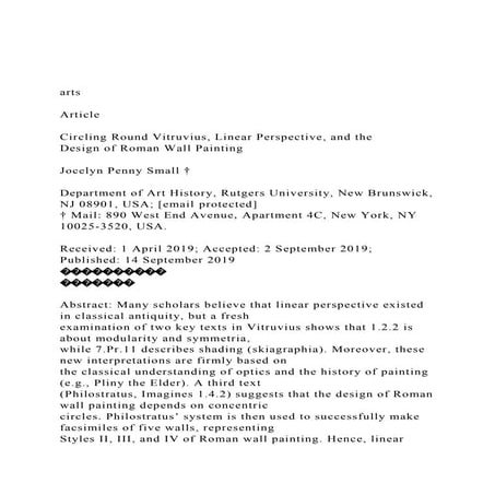 artsArticleCircling Round Vitruvius, Linear Perspectiv.docx