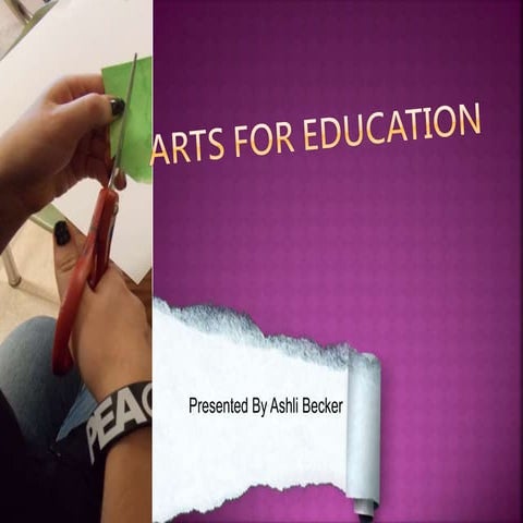 Arts for education 